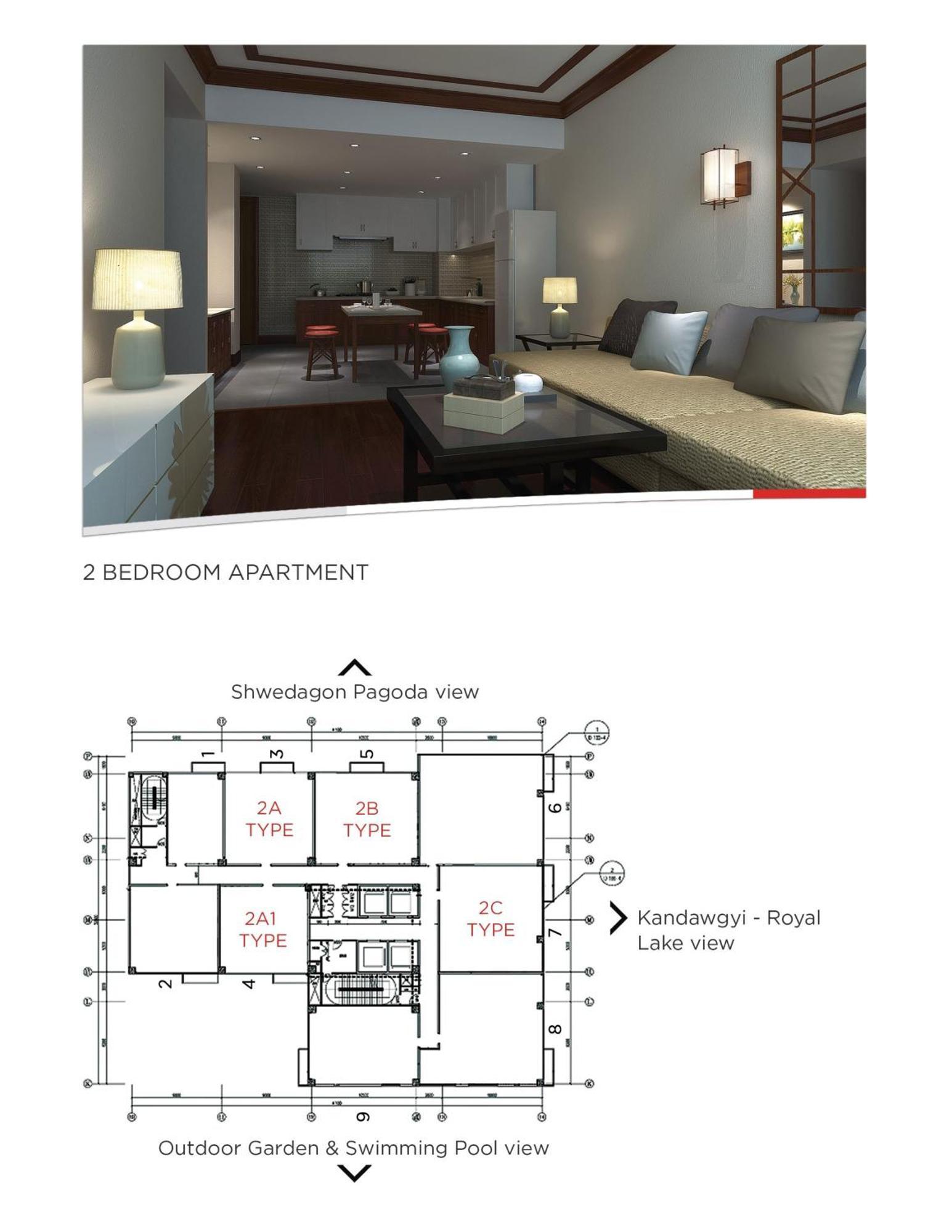 Kantharyar Serviced Apartment Rangún Exteriér fotografie